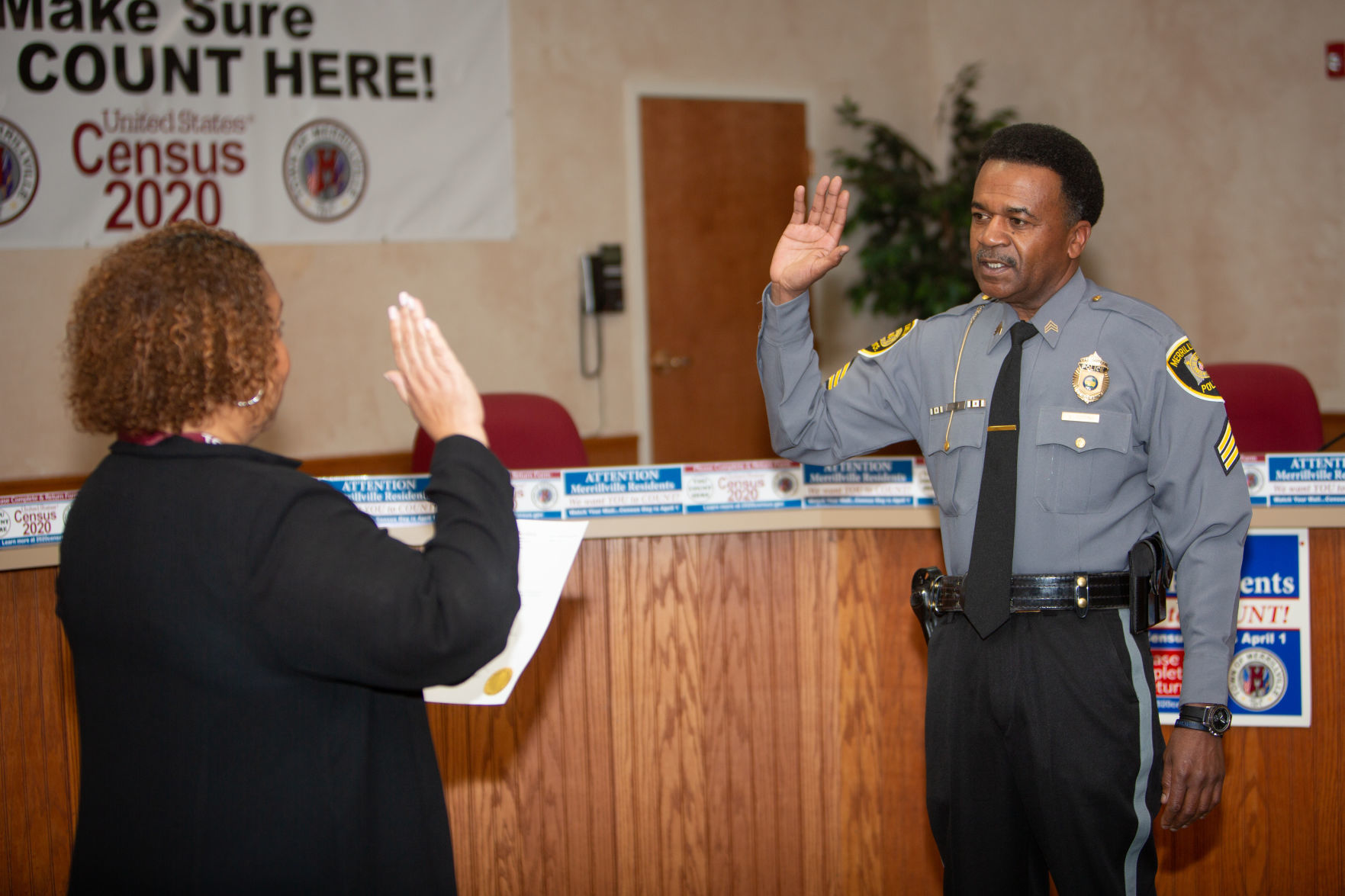 Merrillville Police Chief Wiley Luther Cuttino